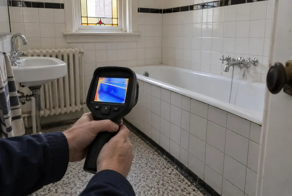 Lekdetectie Olst – onderzoek in een badkamer van een oudere woning